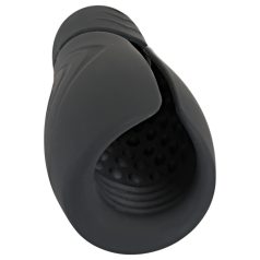   Rebel - vibrador impermeable para glande con batería (negro)