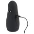 Rebel - vibrador impermeable para glande con batería (negro)