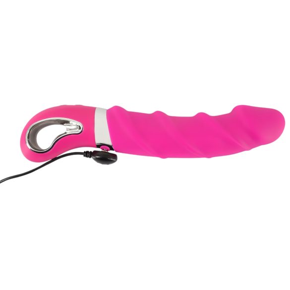 SMILE Soft - vibrador recargable con calor - silicona rosa