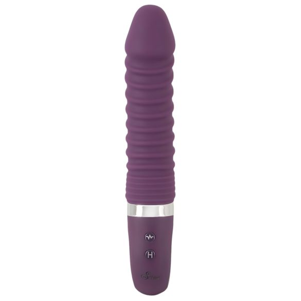 SMILE Soft - vibrador recargable con calefacción - silicona lila