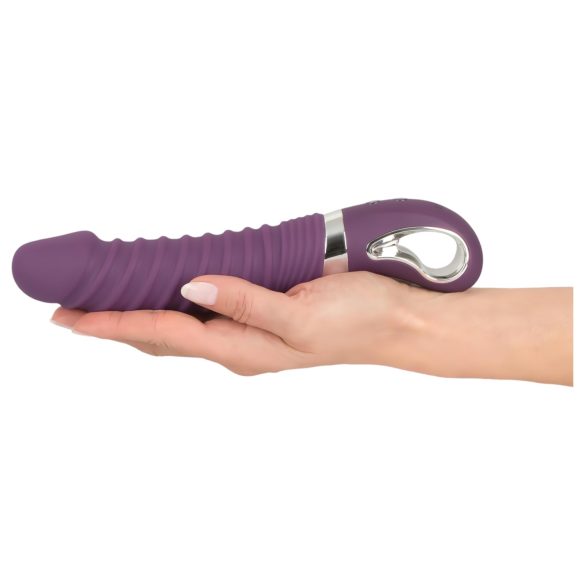 SMILE Soft - vibrador recargable con calefacción - silicona lila
