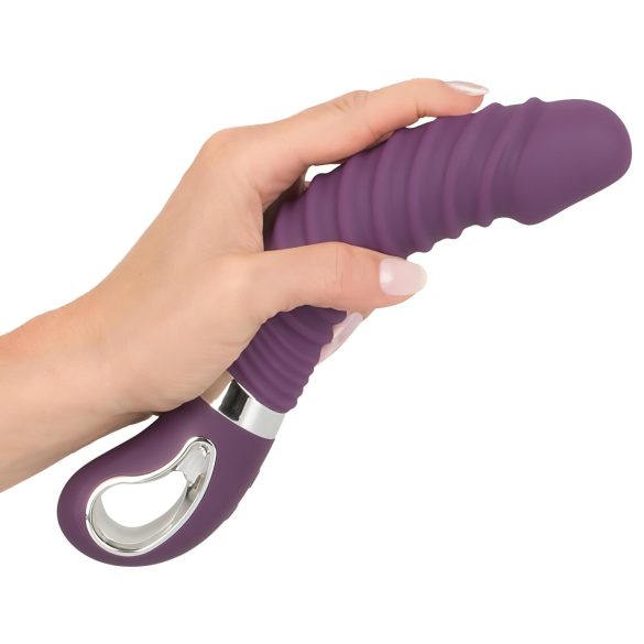 SMILE Soft - vibrador recargable con calefacción - silicona lila