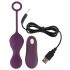 SMILE RC Bolas de Amor - huevo vibrador inalámbrico recargable (lila)