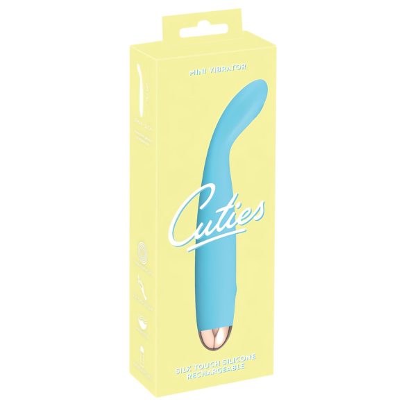 Cuties Mini - recargable, impermeable, vibrador punto G (turquesa)