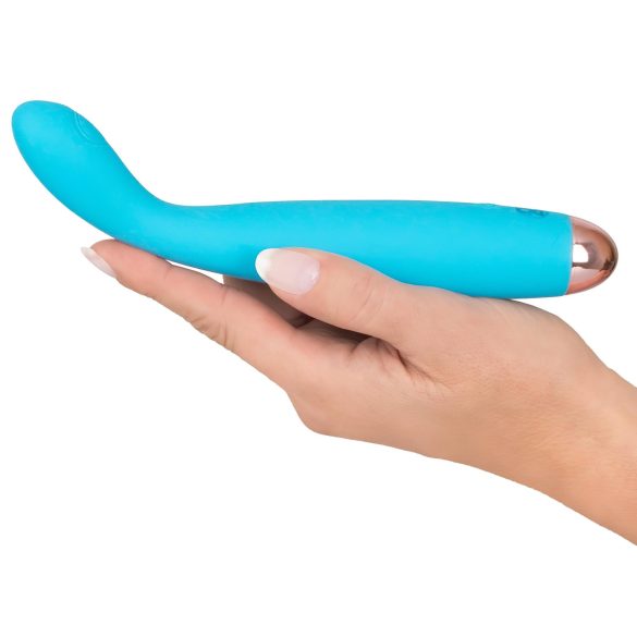 Cuties Mini - vibrador punto G recargable impermeable silicona turquesa