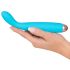 Cuties Mini - recargable, impermeable, vibrador punto G (turquesa)
