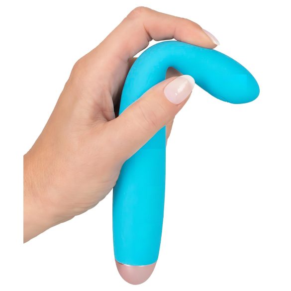 Cuties Mini - vibrador punto G recargable impermeable silicona turquesa