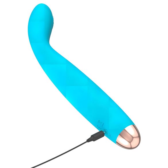 Cuties Mini - vibrador punto G recargable impermeable silicona turquesa