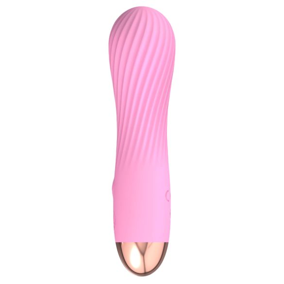 Cuties Mini - vibrador espiral recargable e impermeable - silicona rosa