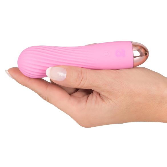 Cuties Mini - vibrador espiral recargable e impermeable - silicona rosa