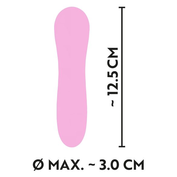 Cuties Mini - vibrador espiral recargable e impermeable - silicona rosa