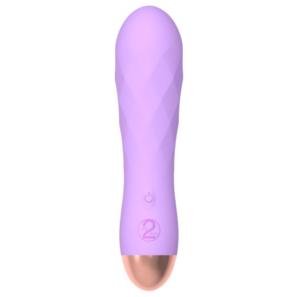Cuties Mini - vibrador recargable resistente al agua - rejilla - lila