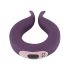 Couples Choice - anillo vibrador recargable, doble motor (lila)