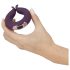 Couples Choice - anillo vibrador recargable, doble motor (lila)