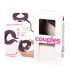 Couples Choice - anillo vibrador recargable, doble motor (lila)