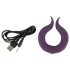 Elección para Parejas - Anillo Vibrador Doble (lila)