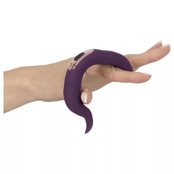 Couples Choice - anillo para pene recargable doble motor silicona lila