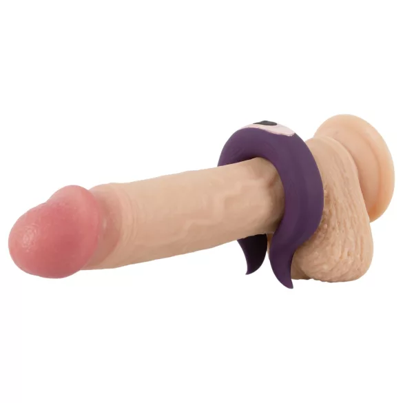 Couples Choice - anillo para pene recargable doble motor silicona lila