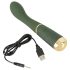 Emerald Love - vibrador punto G recargable e impermeable (verde)
