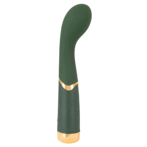 Emerald Love - vibrador punto G recargable impermeable silicona verde