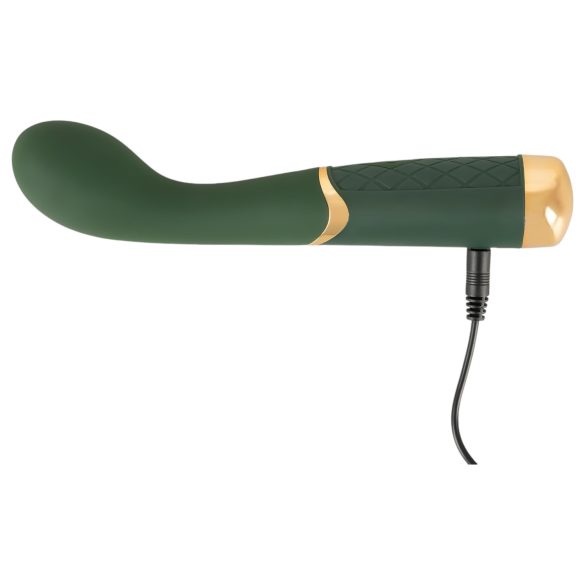 Emerald Love - vibrador punto G recargable impermeable silicona verde