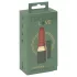 Emerald Love - vibrador en forma de barra de labios recargable e impermeable (rojo)