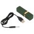 Emerald Love - vibrador en forma de lápiz labial, rojo e impermeable