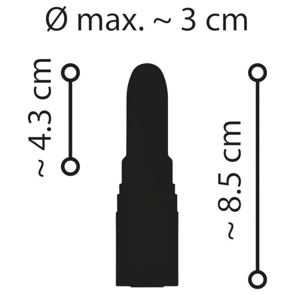 Emerald Love - vibrador discreto recargable resistente al agua - rojo