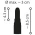 Emerald Love - vibrador en forma de lápiz labial, rojo e impermeable