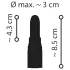 Emerald Love - vibrador en forma de barra de labios recargable e impermeable (rojo)