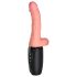King Cock Plus 6,5 - Vibrador empujador con testículos - Natural