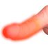 King Cock Plus 6,5 - Vibrador empujador con testículos - Natural