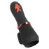 Rebel - vibrador de glande recargable, 2 motores (negro)
