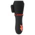 Rebel - vibrador de glande recargable, 2 motores (negro)