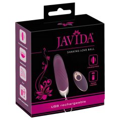   Javida Shaking Love - huevo vibrador con control remoto (lila)