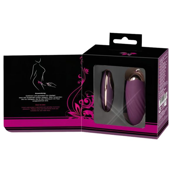 Javida Shaking Love - huevo vibrador con control remoto - vibración pulsante