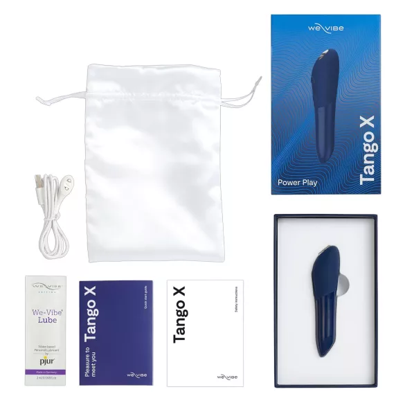 We-Vibe Tango X - vibrador bala resistente al agua - azul