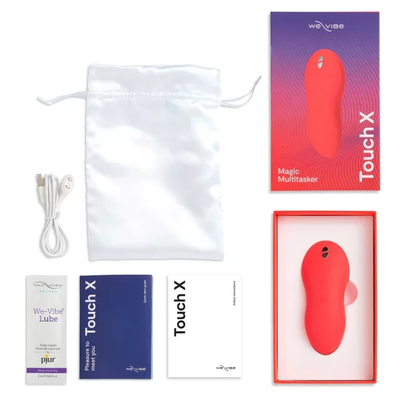 We-Vibe Touch X - Vibrador para clítoris recargable impermeable - coral