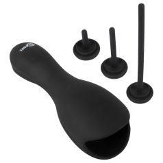 Rebel - vibrador estimulante con dilatador (negro) Rebel - vibrador estimulante con dilatador (negro)