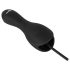 Rebel - vibrador estimulante con dilatador (negro)