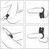 Fun Factory NOS - anillo vibrador (negro)