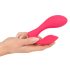 SMILE Panty - vibrador 2 en 1 recargable y con control remoto (rosa)