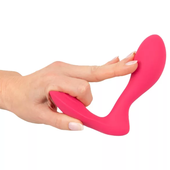 SMILE - vibrador para braguitas recargable 2 en 1 con control remoto - rosa