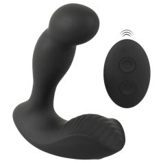 Rebel - vibrador prostático remoto recargable (negro)