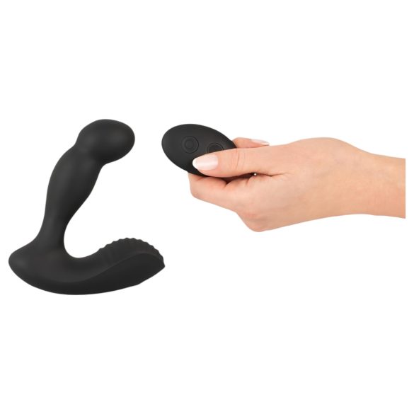 Rebel - masajeador prostático vibrador recargable con control remoto - negro