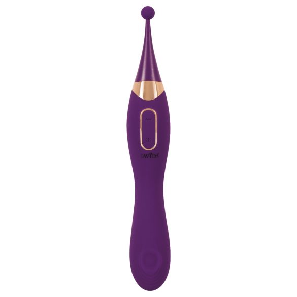 Javida - Set vibrador y estimulador 2 en 1 (lila)