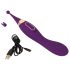 Javida - Set vibrador y estimulador 2 en 1 (lila)
