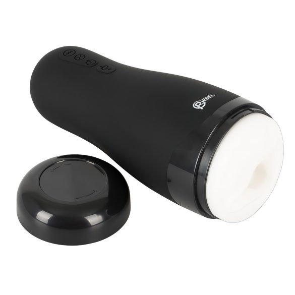 Rebel - masturbador masculino 3 funciones con calor recargable