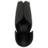 Rebel - Vibrador de Bellota con 3 Motores (Negro)