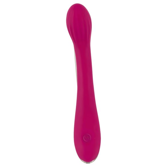 SMILE - vibrador punto G recargable con relieves - silicona lila